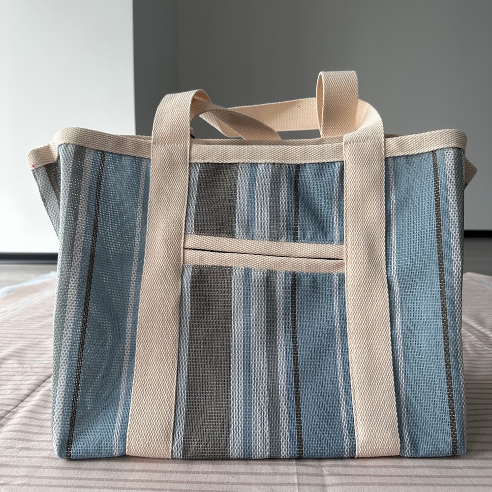 Authentic Isabel Marant Striped Canvas Tote Bag - Picture 2 of 7